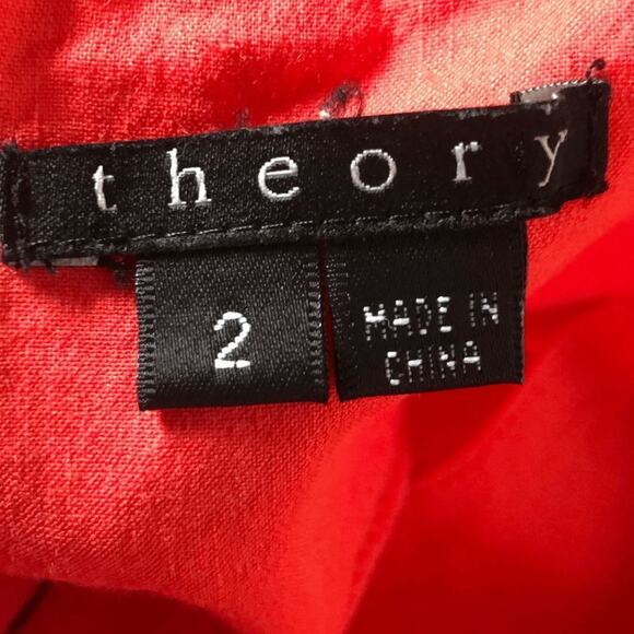 Theory Red Mini Dress - Picture 7 of 16